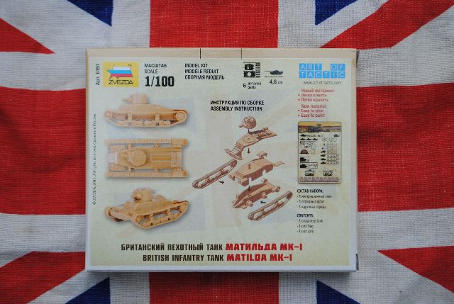 Zvezda 6191 MATILDA Mk.I British Army Tank